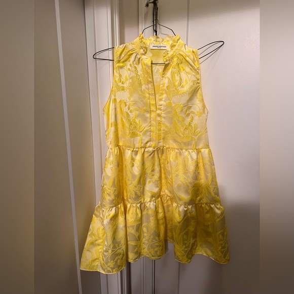 NWOT Amanda Uprichard Sleeveless Saffron Dress yellow medium - Picture 6 of 12
